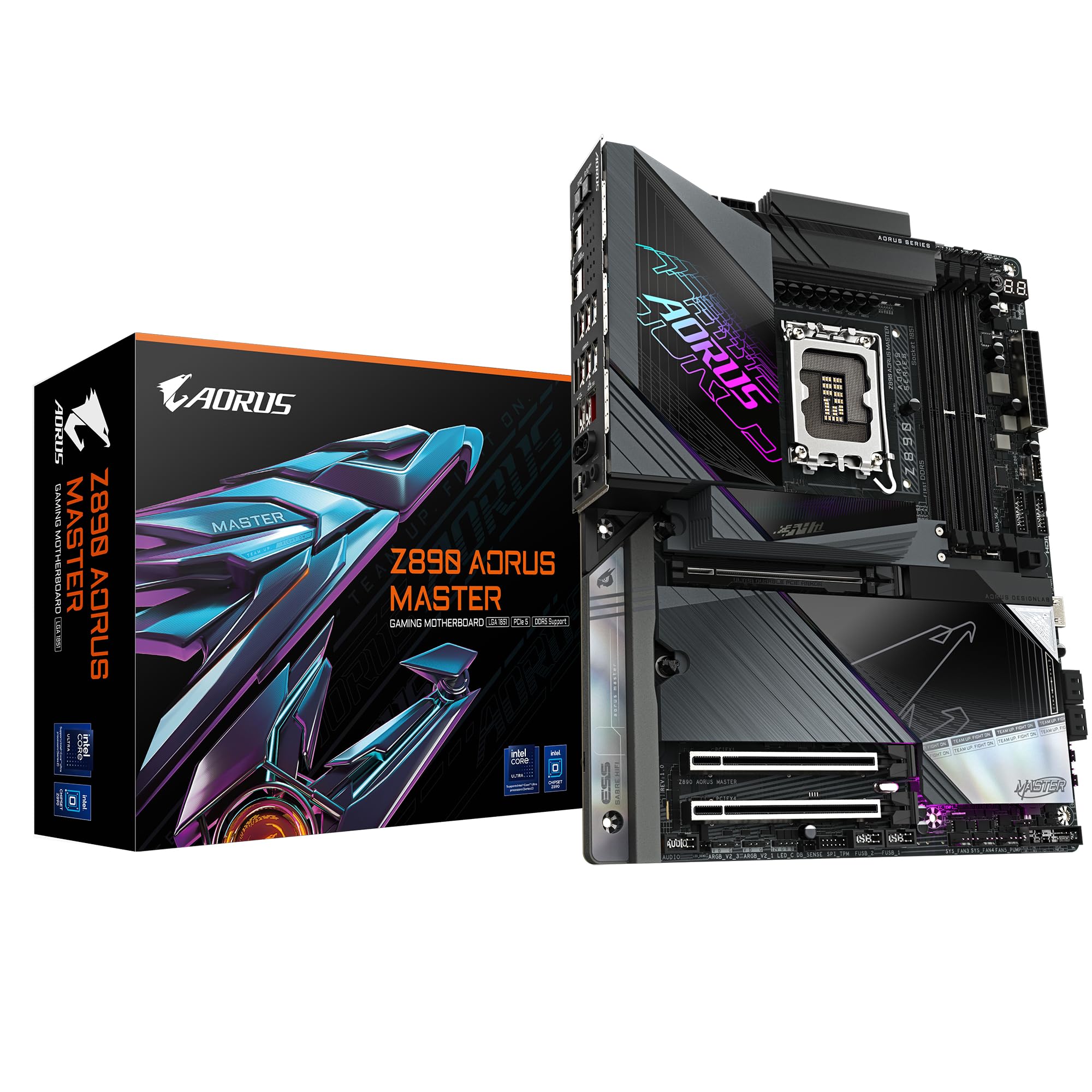 Placa Mãe Gigabyte Z890 AORUS MASTER WIFI 7 (LGA 1851/4xDDR5
